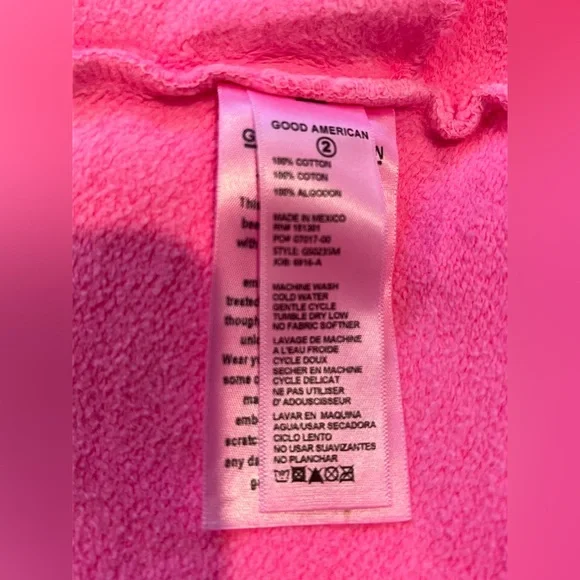 Good American Pink Textured Shacket NWOT- - Picture 5 of 6